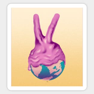 Melting Peace Sticker